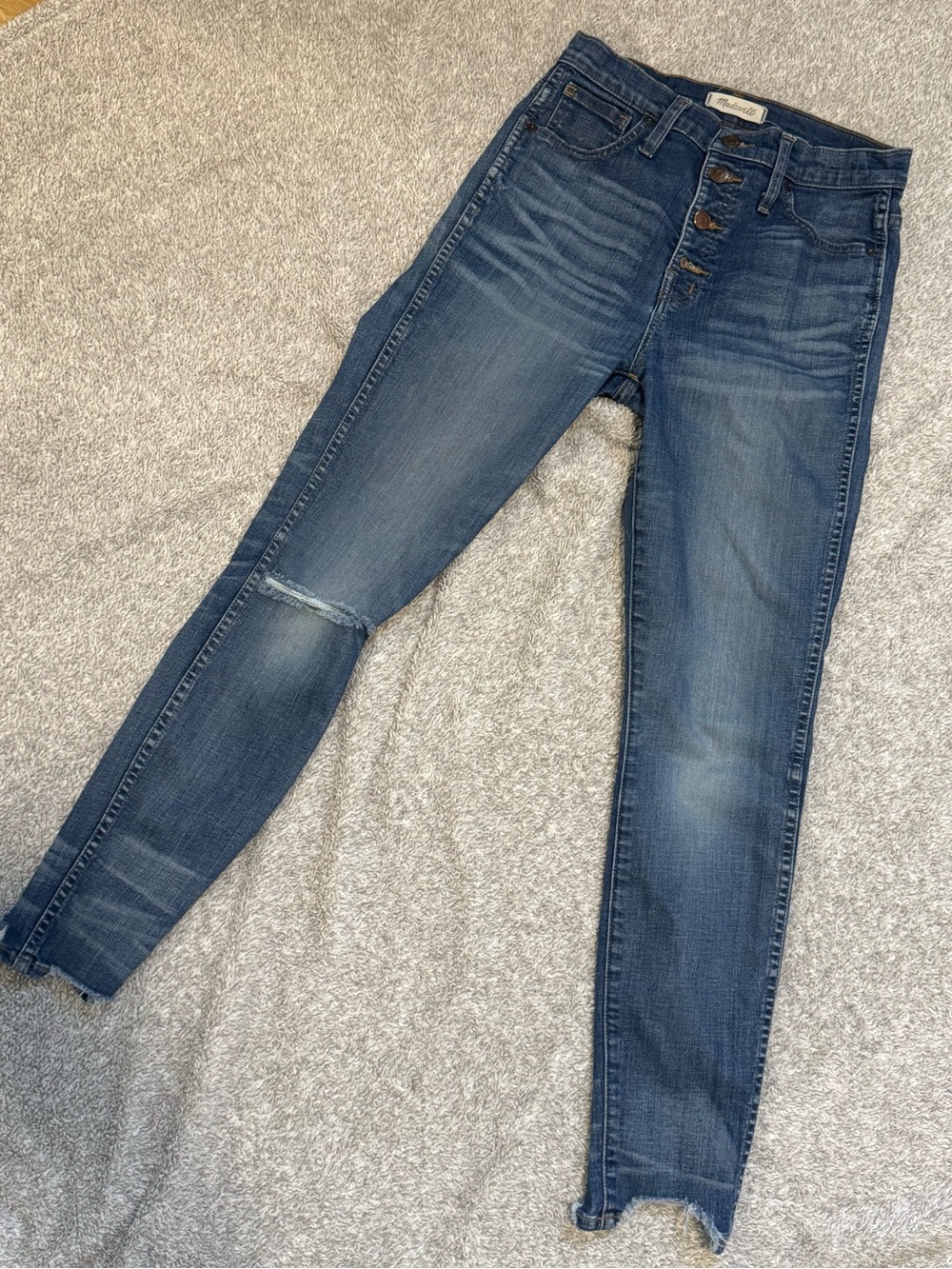 Madewell high-rise 10” skinny jeans size 27